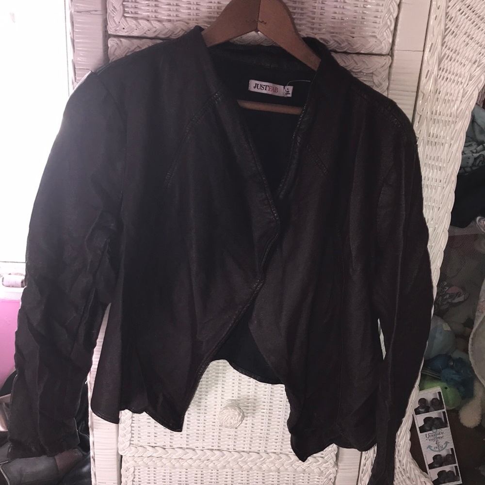 Leather jacket